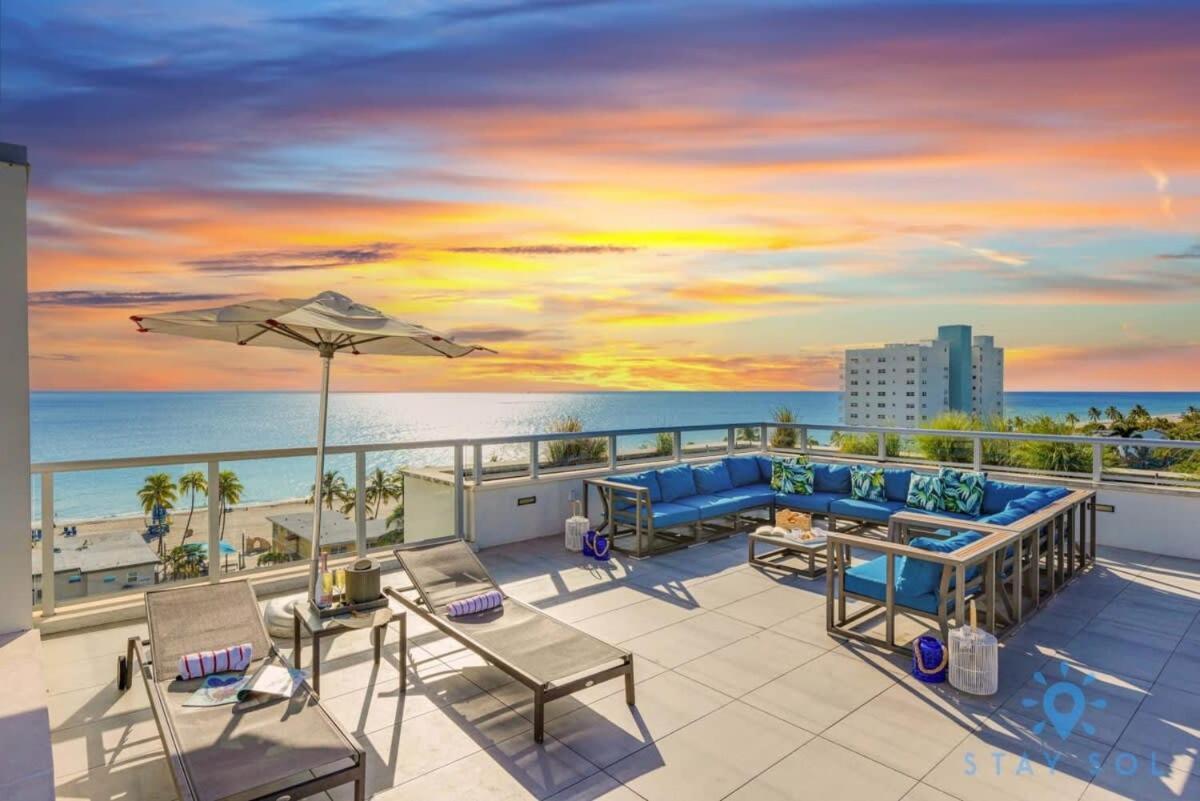 Best Stay - Rooftop Pool - Hollywood Beach Board - Walk Εξωτερικό φωτογραφία