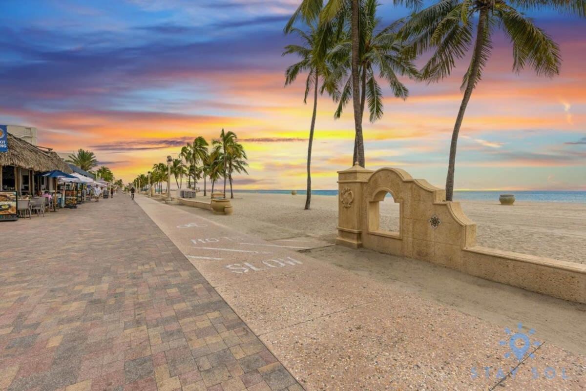 Best Stay - Rooftop Pool - Hollywood Beach Board - Walk Εξωτερικό φωτογραφία